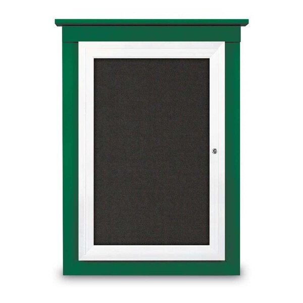 Sliding Glass Enclosed Letterboard, 96"x3